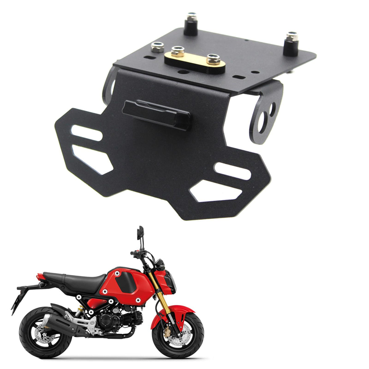 Maxbell License Holder Frame Kit for Honda Msx 125 Grom 2021 2022 Premium