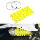 Maxbell Motorcycle Exhaust Pipe Protector Universal Fit for Motorbike Accessory