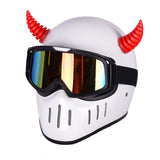 Maxbell 2Pcs Motorcycle Helmet Decoration Sticker Demon Horn for Bicycle Helmet