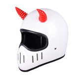 Maxbell 2Pcs Motorcycle Helmet Decoration Sticker Demon Horn for Bicycle Helmet
