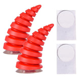 Maxbell 2Pcs Motorcycle Helmet Decoration Sticker Demon Horn for Bicycle Helmet