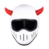 Maxbell 2Pcs Motorcycle Helmet Decoration Sticker Demon Horn for Bicycle Helmet