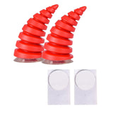 Maxbell 2Pcs Motorcycle Helmet Decoration Sticker Demon Horn for Bicycle Helmet