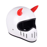 Maxbell 2Pcs Motorcycle Helmet Decoration Sticker Demon Horn for Bicycle Helmet