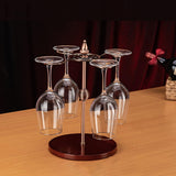 Maxbell Wine Glass Rack Stemware Rack Display Hanger for Home Flat 4 Hooks