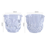 Maxbell Transparent Crystal Ice Bucket for Pub Freezer Cocktail Bar Party Champagne 1150ml