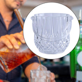 Maxbell Transparent Crystal Ice Bucket for Pub Freezer Cocktail Bar Party Champagne 1100ml