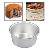 Maxbell Round Deep Metal Cake Pan for Kitchen Valentines Baking Supplies Restaurants 8in