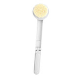 Maxbell Foldable Long Handle Shower Bath Brush Back Foot Clean Scrubber Home White