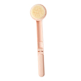 Maxbell Foldable Long Handle Shower Bath Brush Back Foot Clean Scrubber Home Pink