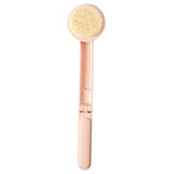 Maxbell Foldable Long Handle Shower Bath Brush Back Foot Clean Scrubber Home Pink