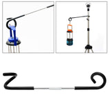 Maxbell Portable Outdoor Camping Climbing Lantern Hanger Tent Pole Post Hook Black