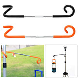 Maxbell Portable Outdoor Camping Climbing Lantern Hanger Tent Pole Post Hook Black