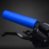 Maxbell MTB Bicycle Handle Grips High Density Foam Silicone Shock Absorption Blue