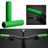 Maxbell MTB Bicycle Handle Grips High Density Foam Silicone Shock Absorption Green