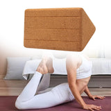 Maxbell Natural Cork Yoga, Pilates Exercise Block Eco Friendly, Stretching Aid Brick