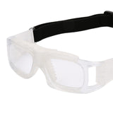 Maxbell Basketball Glasses Portable Protective Safety Goggles for Adults Hiking White