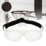 Maxbell Basketball Glasses Portable Protective Safety Goggles for Adults Hiking White