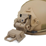 Maxbell L4G24 Nvg Helmet Mount Support Bracket Holder for Pvs15 Pvs18 Gpnvg18 Khaki