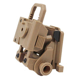 Maxbell L4G24 Nvg Helmet Mount Support Bracket Holder for Pvs15 Pvs18 Gpnvg18 Khaki