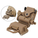 Maxbell L4G24 Nvg Helmet Mount Support Bracket Holder for Pvs15 Pvs18 Gpnvg18 Khaki