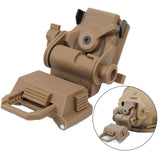 Maxbell L4G24 Nvg Helmet Mount Support Bracket Holder for Pvs15 Pvs18 Gpnvg18 Khaki