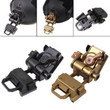 Maxbell Portable Helmet Mount Goggles NVG Holder Outdoor Aluminum Alloy for PVS15 Black