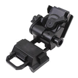 Maxbell Portable Helmet Mount Goggles NVG Holder Outdoor Aluminum Alloy for PVS15 Black