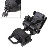 Maxbell Portable Helmet Mount Goggles NVG Holder Outdoor Aluminum Alloy for PVS15 Black