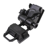 Maxbell Portable Helmet Mount Goggles NVG Holder Outdoor Aluminum Alloy for PVS15 Black