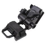 Maxbell Portable Helmet Mount Goggles NVG Holder Outdoor Aluminum Alloy for PVS15 Black