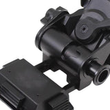 Maxbell Portable Helmet Mount Goggles NVG Holder Outdoor Aluminum Alloy for PVS15 Black