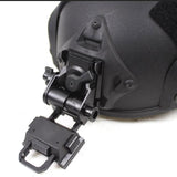 Maxbell Portable Helmet Mount Goggles NVG Holder Outdoor Aluminum Alloy for PVS15 Black