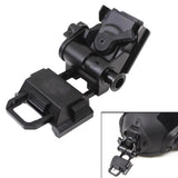 Maxbell Portable Helmet Mount Goggles NVG Holder Outdoor Aluminum Alloy for PVS15 Black