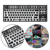 Maxbell 87Key Mechanical Keyboard Kit Hot Swappable Light Effect Black Tri-Mode