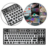 Maxbell 87Key Mechanical Keyboard Kit Hot Swappable Light Effect Black Tri-Mode