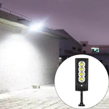 Maxbell Outdoor Solar LED Street Light Motion Sensor Remote Control Lamp 4 Large COB