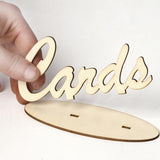 Maxbell Wooden Letters Cards Sign Wedding Birthday Party Reception Table Decoration