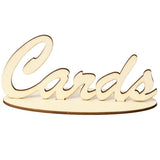 Maxbell Wooden Letters Cards Sign Wedding Birthday Party Reception Table Decoration