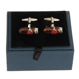 Maxbell Cuff Links Stand Cufflinks Holder Storage Men Jewelry Gift Display Box Case