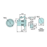 Maxbell Zinc Alloy Push to Close Latch with Key for Boat and Motorbike Glovebox Lock