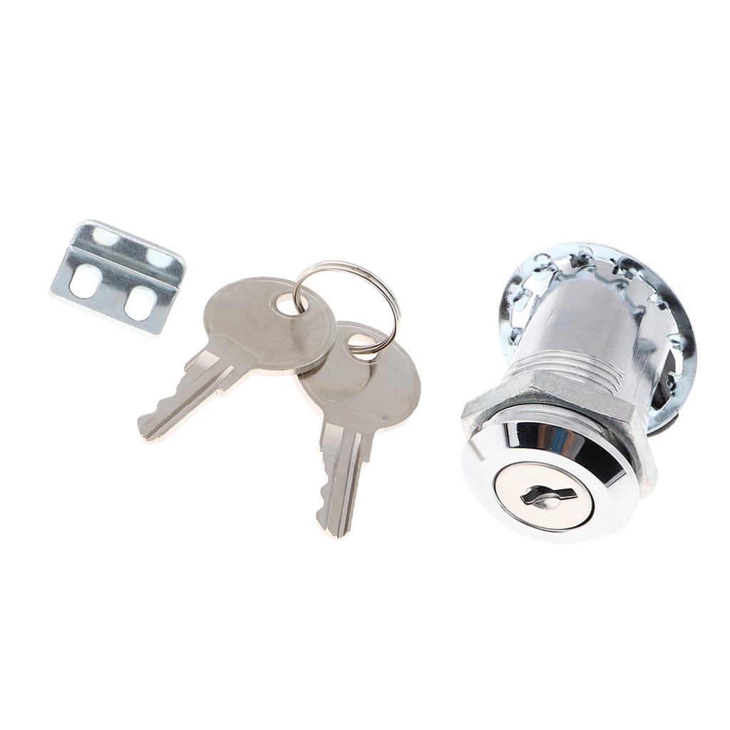Maxbell Zinc Alloy Push to Close Latch with Key for Boat and Motorbike Glovebox Lock