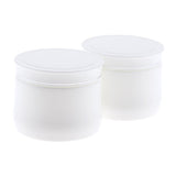 Maxbell 2pcs Empty Bottle Cosmetic Jars Box for Makeup Face Cream Essential Oil 150g