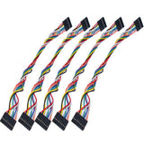 Maxbell 5pcs Keyestudio 8 PIN 20CM Jumper Wire/Dupont Cable for Arduino Breadboard