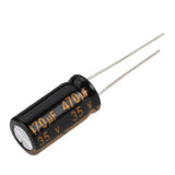 Maxbell 5pcs 35V 470uF Electrolytic Capacitor 10 x 17mm