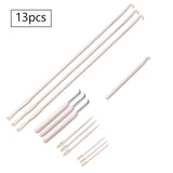 Maxbell Knitting Loom Needles Craft Kits Flexible for Scarfs Shawls Hats