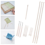 Maxbell Knitting Loom Needles Craft Kits Flexible for Scarfs Shawls Hats
