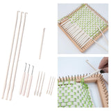 Maxbell Knitting Loom Needles Craft Kits Flexible for Scarfs Shawls Hats