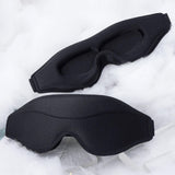 Maxbell Sleep Mask Eye Mask 3D Contoured Eyeshade for Yoga Sleeping Women Men Black