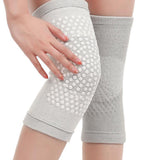 Maxbell Breathable Knee Braces Pads Knee Support Sleeve for Unisex Running Grey L